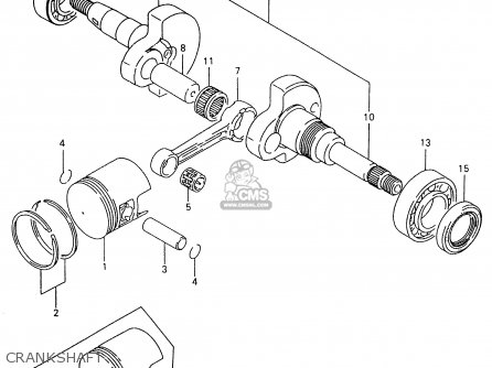 CRANKSHAFT - TR50S 1998 (W) (E02 E04 E22 E26 E34 E53)