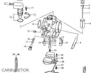 CARBURETOR - TR50S 1998 (W) (E02 E04 E22 E26 E34 E53)