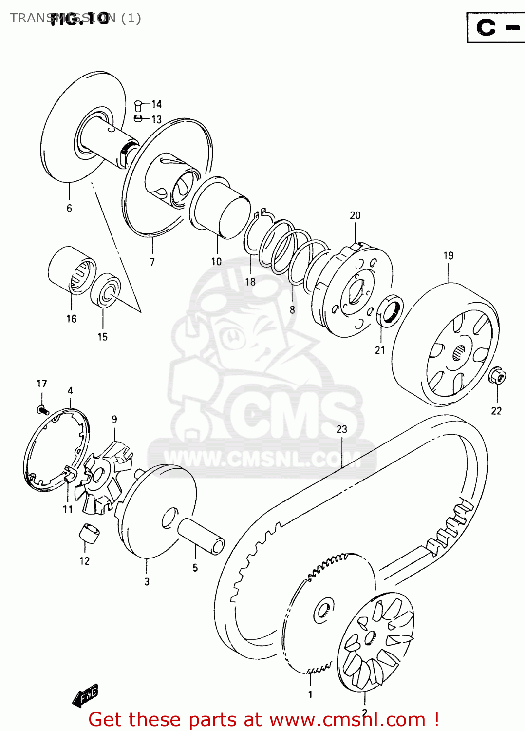 TRANSMISSION (1) TR50S 1999 (X)