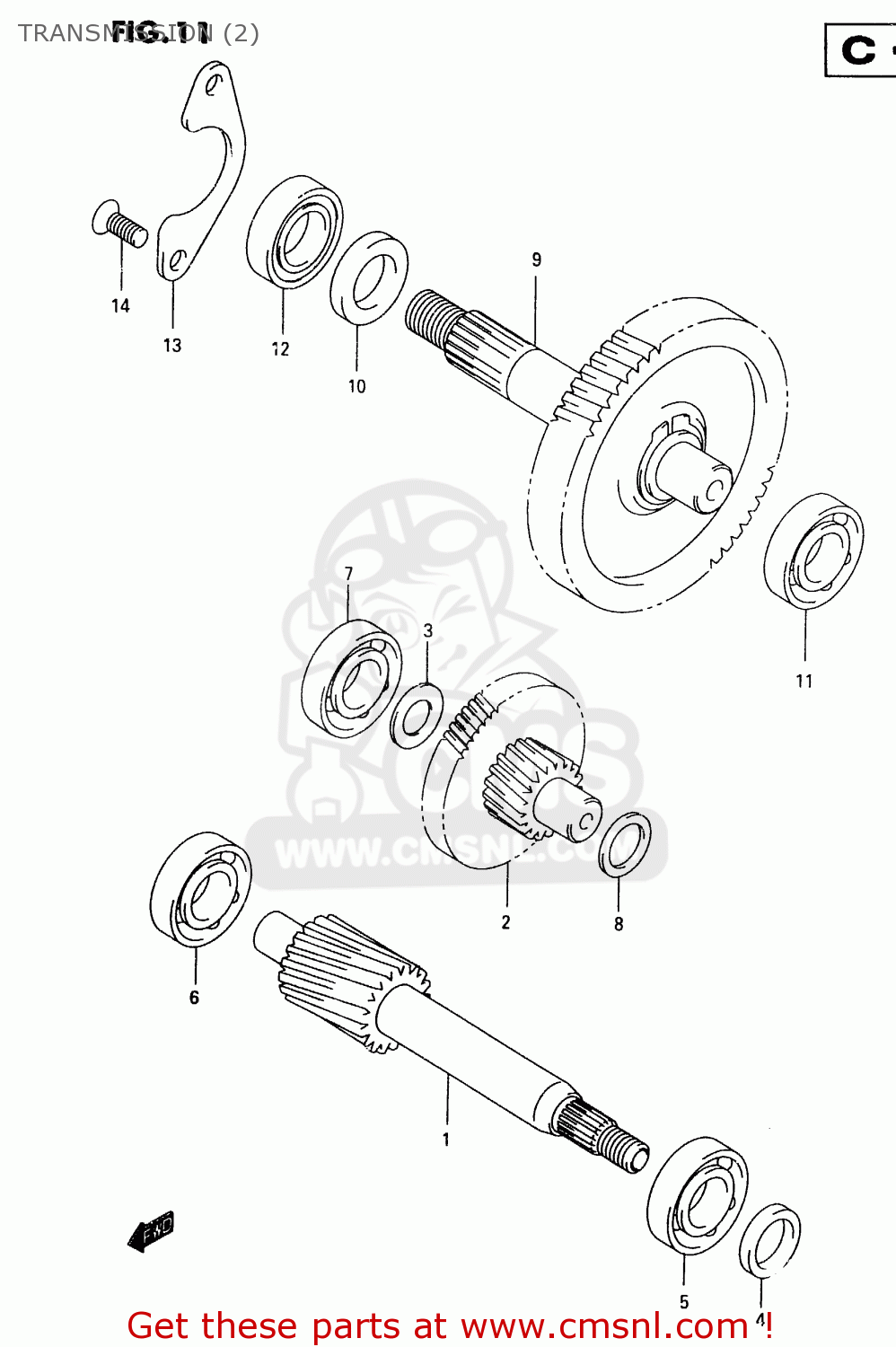 TRANSMISSION (2) TR50S 1999 (X)