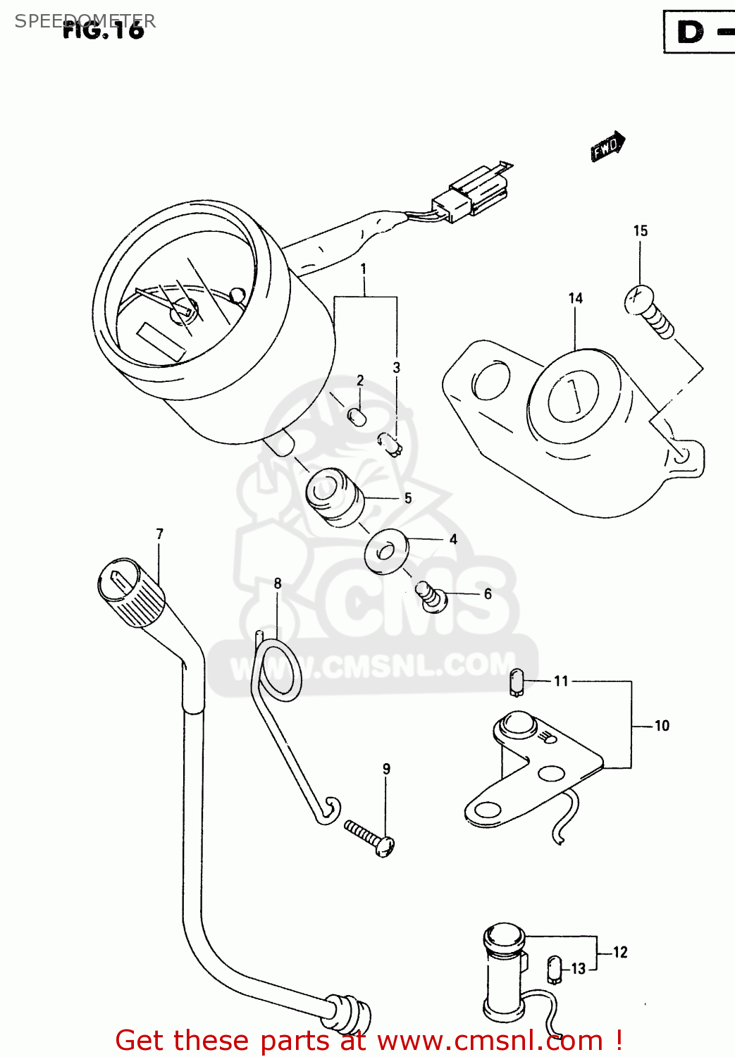 SPEEDOMETER TR50S 1999 (X)