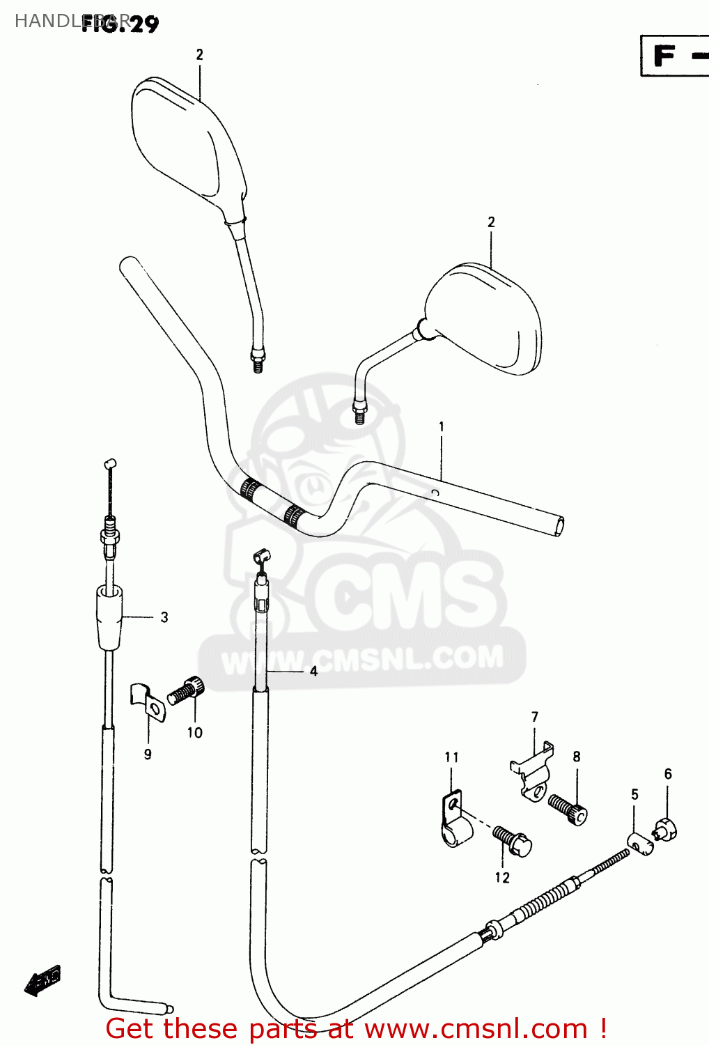 HANDLEBAR TR50S 1999 (X)