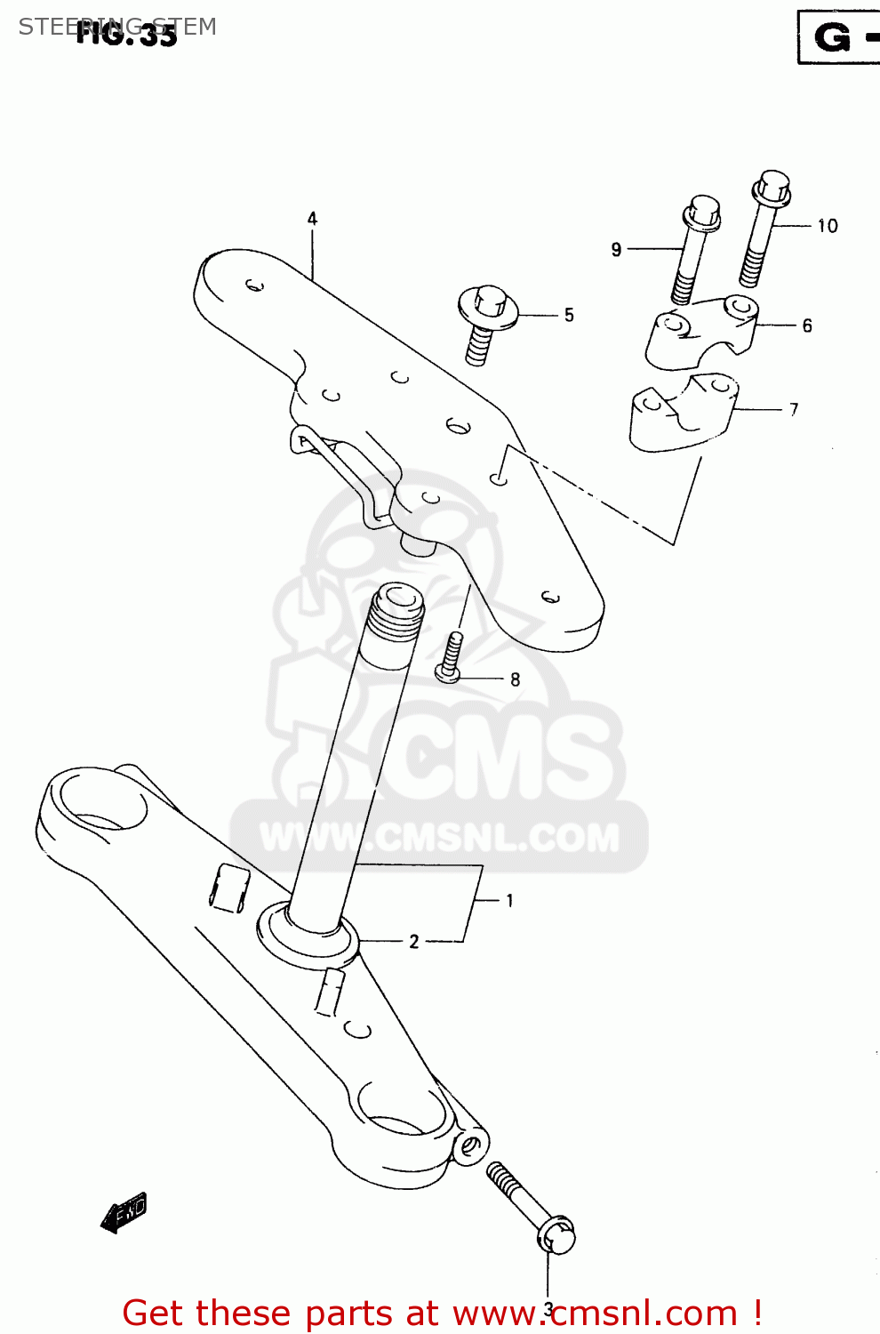 STEERING STEM TR50S 1999 (X)