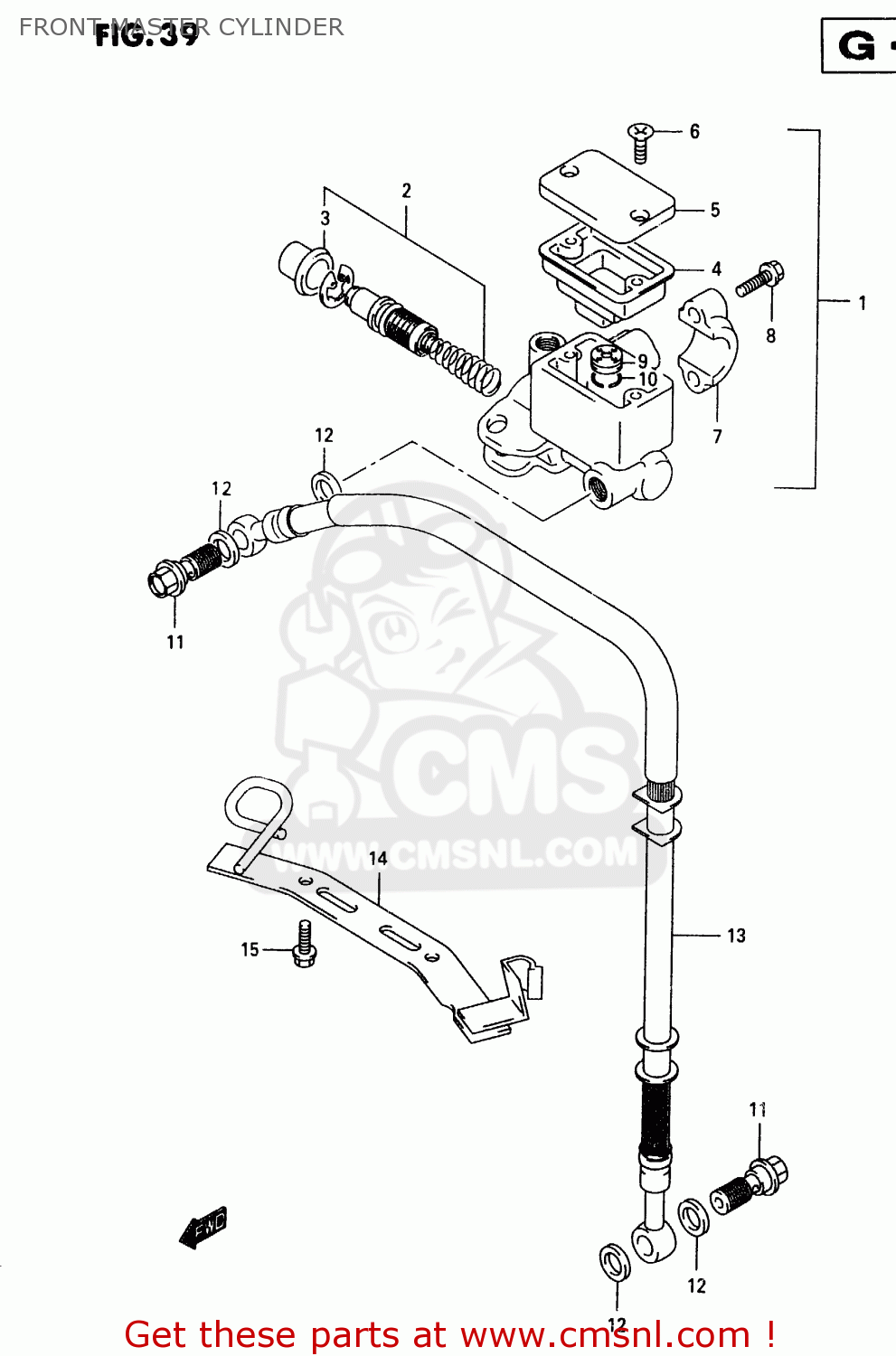 FRONT MASTER CYLINDER TR50S 1999 (X)