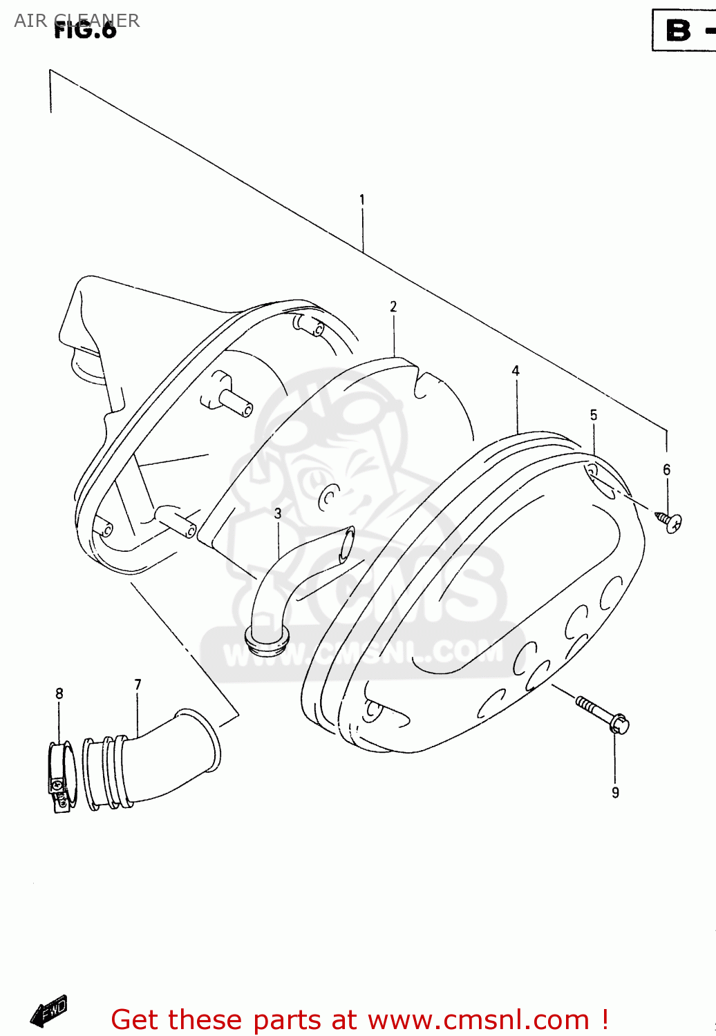 AIR CLEANER TR50S 1999 (X)