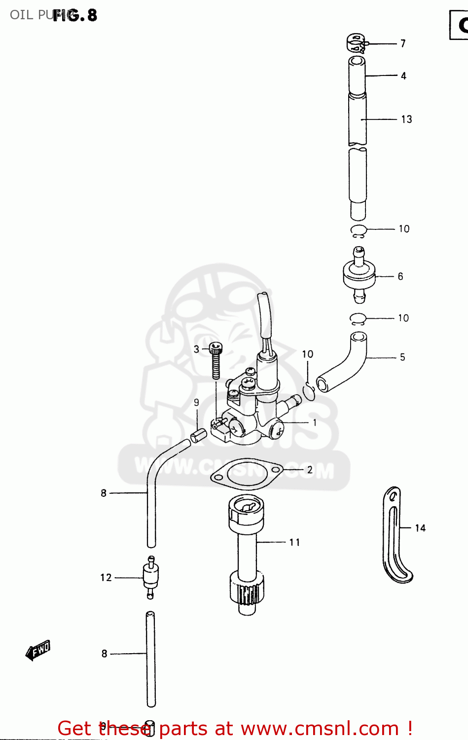 OIL PUMP TR50S 1999 (X)