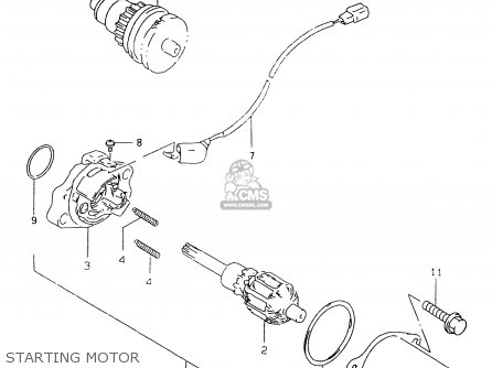 STARTING MOTOR - TR50S 1999 (X)