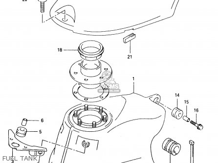 FUEL TANK - TR50S 1999 (X)