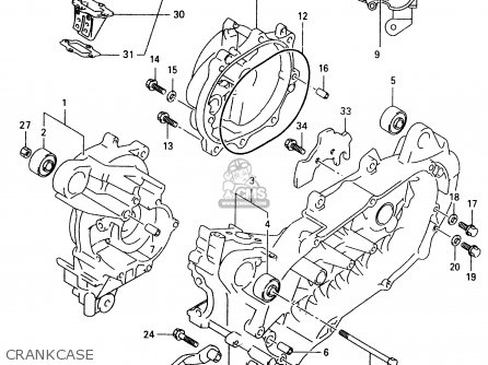 CRANKCASE - TR50S 1999 (X)