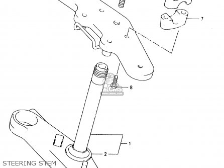 STEERING STEM - TR50S 1999 (X)