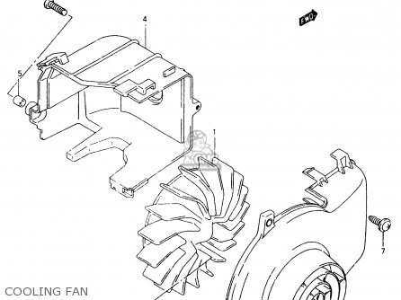 COOLING FAN - TR50S 1999 (X)
