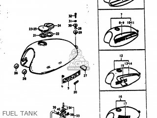 FUEL TANK - TS100 1973 (K) USA (E03)