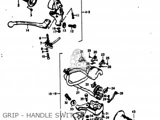 GRIP - HANDLE SWITCH - TS100 1973 (K) USA (E03)