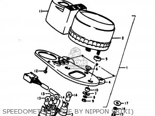 SPEEDOMETER (MADE BY NIPPON SRIKI) - TS100 1974 (L) USA (E03)