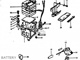 BATTERY - TS100 1975 (M) USA (E03)