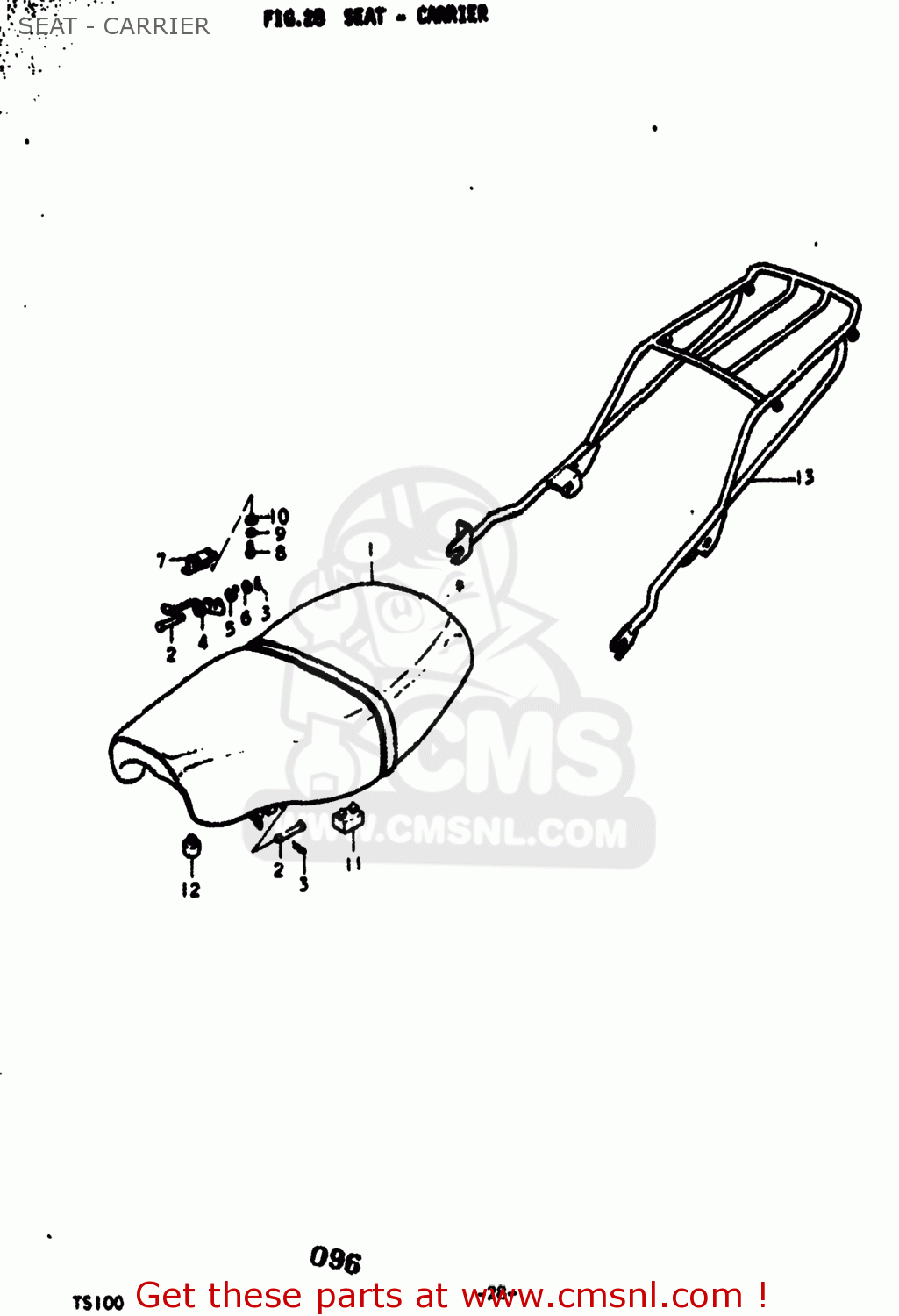 SEAT - CARRIER TS100 1976 (A) USA (E03)