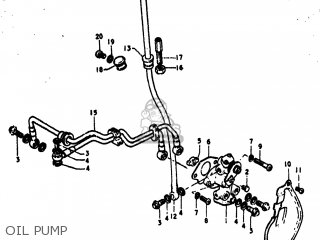 OIL PUMP - TS100 1976 (A) USA (E03)
