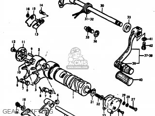 GEAR SHIFTING - TS100 1977 (B) USA (E03)