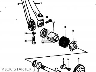KICK STARTER - TS100 1977 (B) USA (E03)