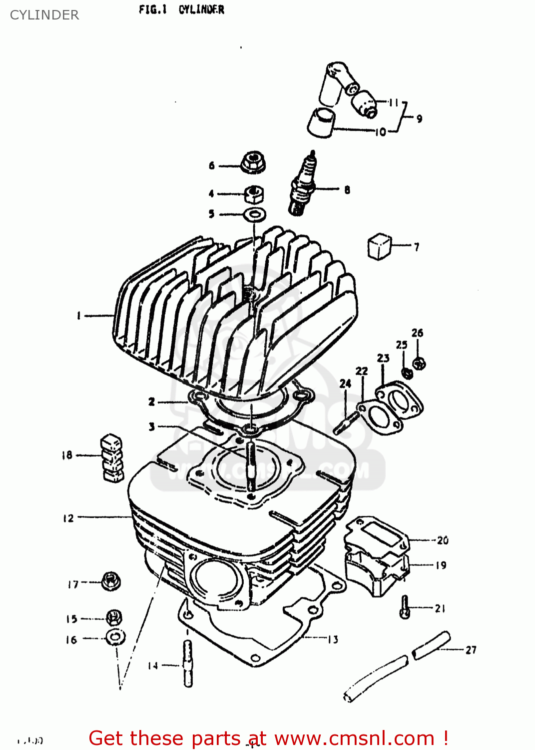 CYLINDER TS100 1978 (C) USA (E03)