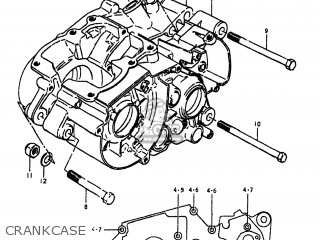 CRANKCASE - TS100 1978 (C) USA (E03)