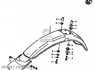 FRONT FENDER - TS100 1978 (C) USA (E03)