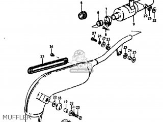 MUFFLER - TS100 1978 (C) USA (E03)