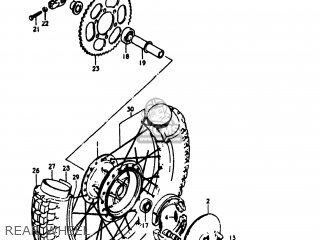REAR WHEEL - TS100 1978 (C) USA (E03)