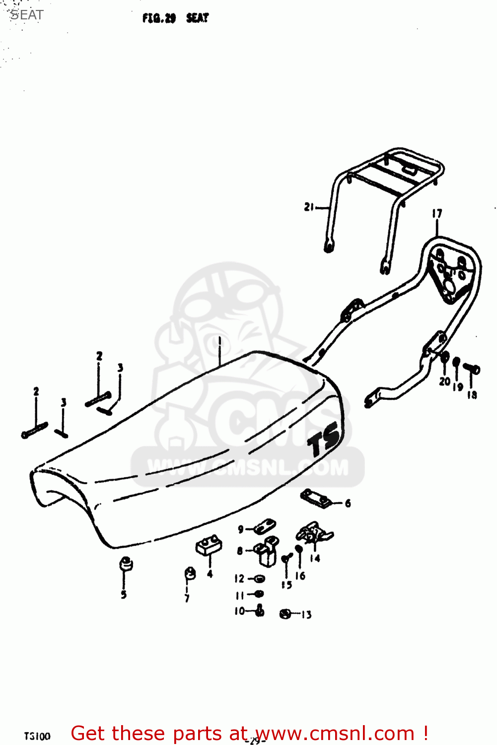 SEAT TS100 1979 (N) USA (E03)