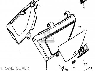 FRAME COVER - TS100 1979 (N) USA (E03)