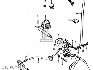 OIL PUMP - TS100 1979 (N) USA (E03)