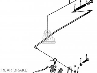 REAR BRAKE - TS100 1979 (N) USA (E03)
