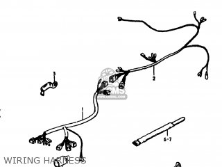 WIRING HARNESS - TS100 1979 (N) USA (E03)