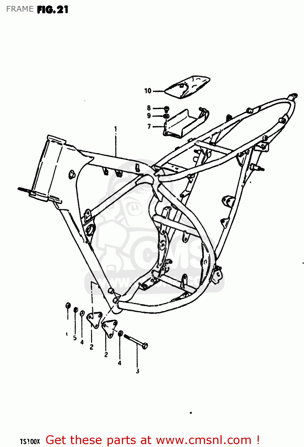 FRAME TS100 1980 (T) USA (E03)