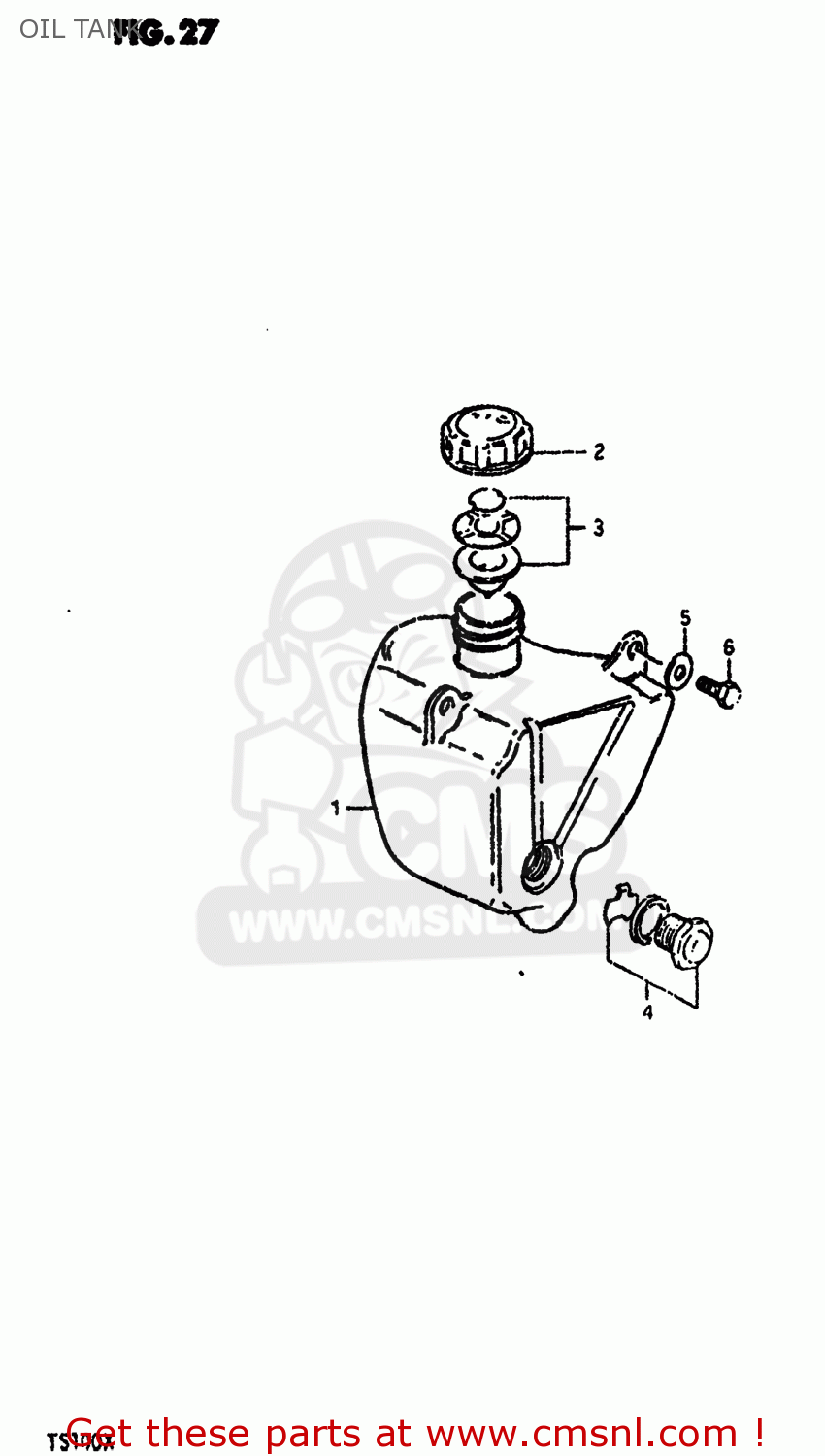 OIL TANK TS100 1980 (T) USA (E03)