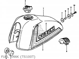 FUEL TANK (TS100T) - TS100 1980 (T) USA (E03)