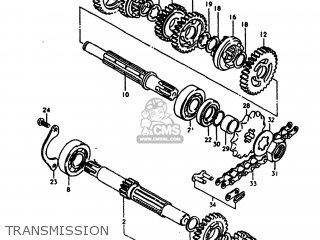 TRANSMISSION - TS100 1980 (T) USA (E03)