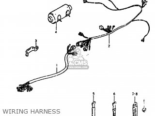 WIRING HARNESS - TS100 1980 (T) USA (E03)