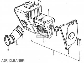 AIR CLEANER - TS100 1981 (X) USA (E03)