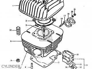 CYLINDER - TS100 1981 (X) USA (E03)