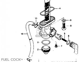 FUEL COCK - TS100 1981 (X) USA (E03)
