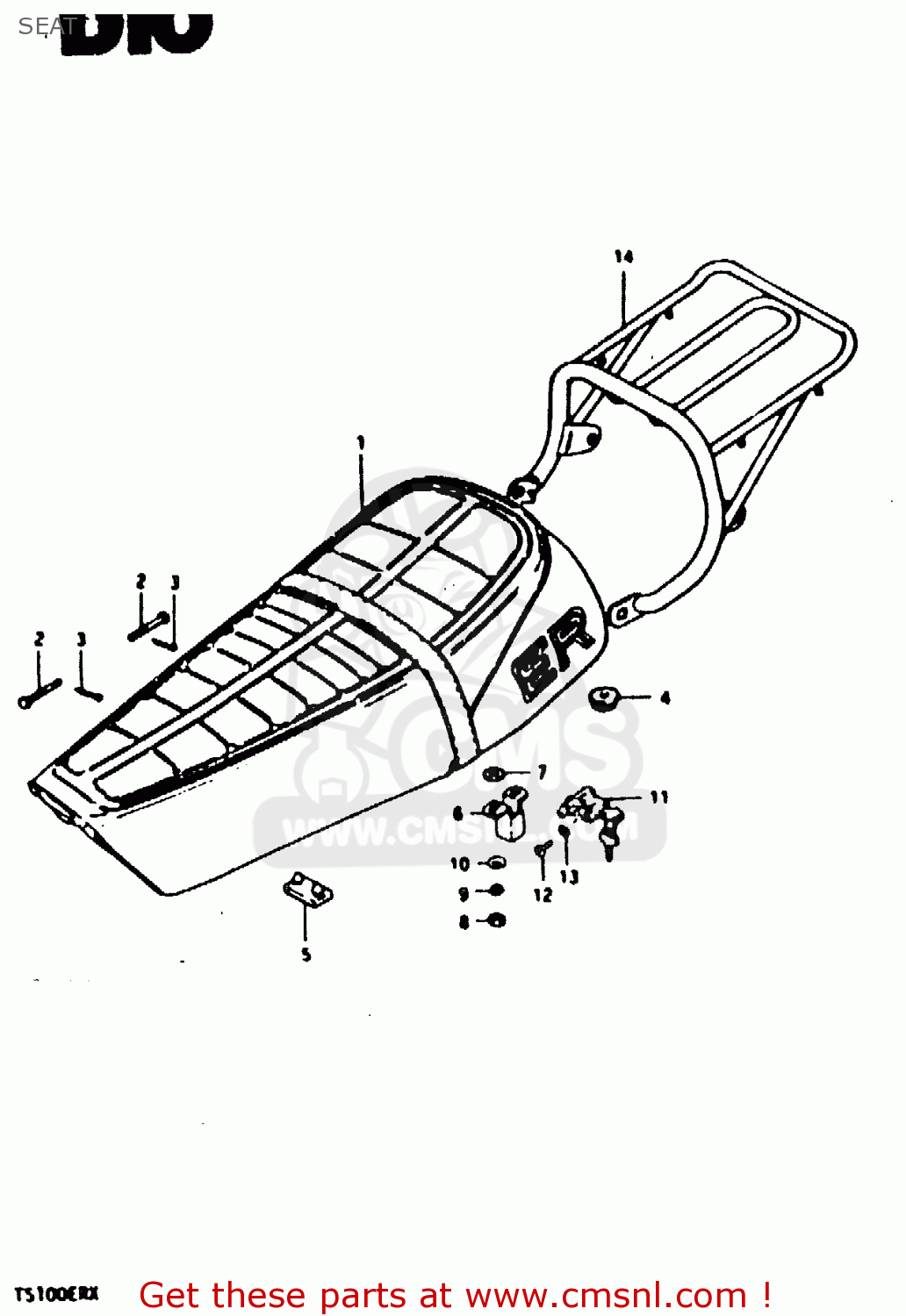 SEAT TS100ER 1980 (T) (E01 E02 E09 E24 E30)