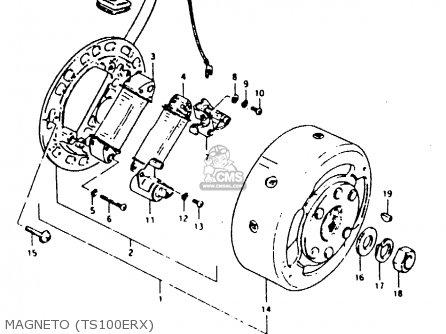 MAGNETO (TS100ERX) - TS100ER 1980 (T) (E01 E02 E09 E24 E30)
