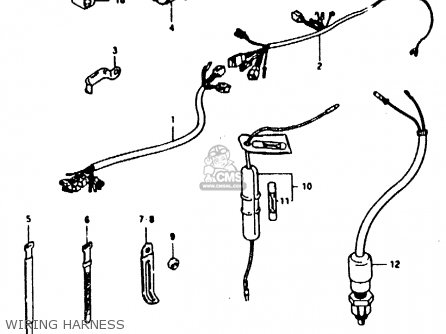 WIRING HARNESS - TS100ER 1980 (T) (E01 E02 E09 E24 E30)