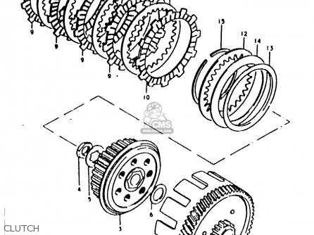 CLUTCH - TS100ER 1980 (T) (E01 E02 E09 E24 E30)