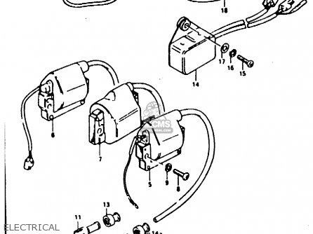ELECTRICAL - TS100ERX 1981 (ERX) (E01 E02 E08 E09 E10 E24 E30)