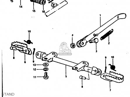 STAND - TS100ERX 1981 (ERX) (E01 E02 E08 E09 E10 E24 E30)