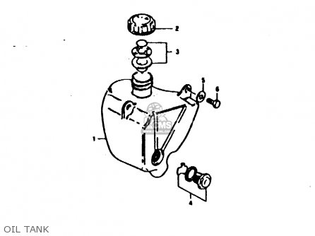 OIL TANK - TS100ERX 1981 (ERX) (E01 E02 E08 E09 E10 E24 E30)