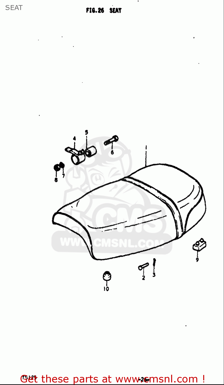 SEAT TS125 1971 1972 (R) (J) USA (E03)