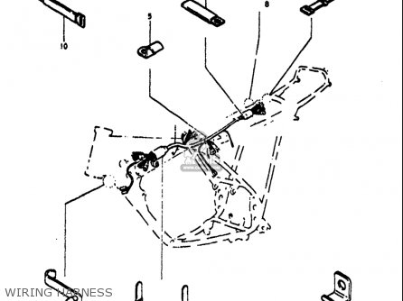 WIRING HARNESS - TS125 1971 1972 (R) (J) USA (E03)